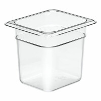 Pojemnik z poliwęglanu GN 1/6 wys. 15 cm przeźroczysty | CAMBRO, CM-66CW135