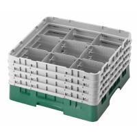 Kosz na szkło max. śr. szkl. 148 mm zielono-niebieski | CAMBRO, CM-9S638414