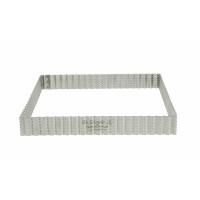 Rant cukierniczy kwadratowy perforowany 23x 23 cm | DE BUYER, D-3031-23