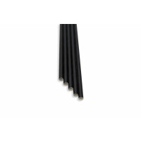 Rurki, słomki czarne 8x140 mm (op. 100 szt) | BAREQ, FF-1408K
