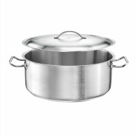 Garnek niski 10,5 l z pokrywą | TOM-GAST, P1-2109-32L