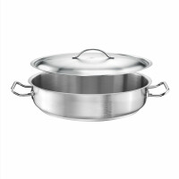 Garnek płytki 8 l z pokrywą | TOM-GAST, P1-2110-36L