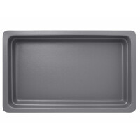 Pojemnik GN 1/1 wys 2,2 cm z porcelany szary mat | RAK, Neofusion