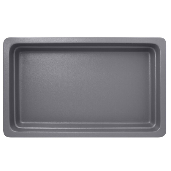 Pojemnik GN 1/1 wys 2,2 cm z porcelany szary mat | RAK, Neofusion
