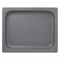 Pojemnik GN 1/1 wys 2,2 cm z porcelany szary mat | RAK, Neofusion