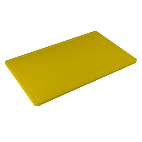 Deska do krojenia 32,5x53x1,4 cm żółta | TOM-GAST, HACCP