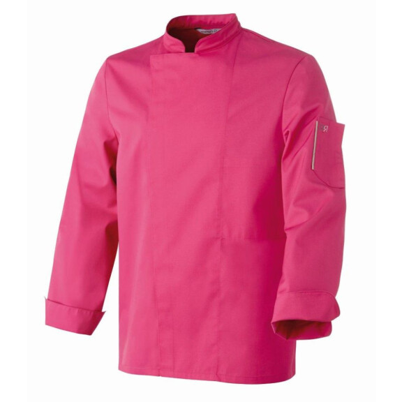 Bluza kucharska fuksja, długi rękaw rozm. XS | ROBUR, Nero