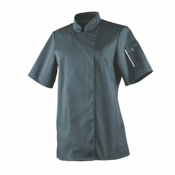 Bluza kucharska szara, krótki rękaw, rozm. S | ROBUR, Unera