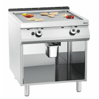 Płyta grillowa gazowa z powłoką ryflowaną 800x900x900 mm | BARTSCHER, 2955091