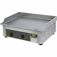Płyta grillowa gładka ze stali nierdzewnej, elektryczna, 3.5 kW | ROLLER GRILL, 777172