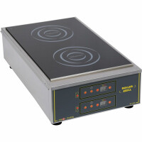 Płyta indukcyjna, 2 polowa, 2x3kW | ROLLER GRILL, 777700