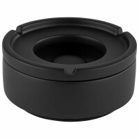 Popielniczka dwuelementowa 105 mm, czarna | APS, Element