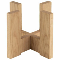 Podstawa do karafek 150x150x120 mm, drewniana | APS, Valo