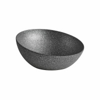 Miska aluminiowa 325 mm, czarno-srebrna   | APS, Frostfire