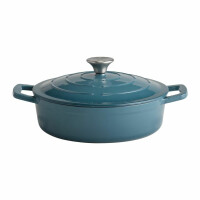 Garnek do pieczenia z pokrywką 2,5 l, niebieski | APS, 5 Stars