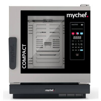 Piec konwekcyjno-parowy elektryczny, automatyczny system myjący, 6xGN1/1, 7,3 kW, 400 V | MYCHEF, Cook MASTER Compact 061E