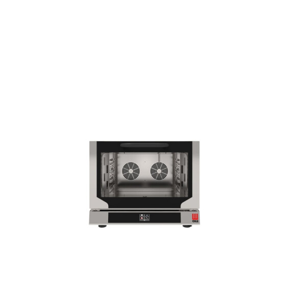 Piec konwekcyjno-parowy 4x 530x325 mm GN1/1, elektryczny, z panelem dotykowym, GN 1/1, 400V/6400W, 784x752x634 mm | EKA, Evolution Next