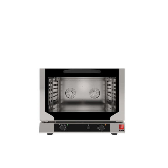 Piec piekarniczy, konwekcyjny z nawilżaniem 4x 600x400 mm, elektryczny, sterowany elektromechanicznie, jednofazowy, 3400W, 783x755x634 mm | EKA, Evolu