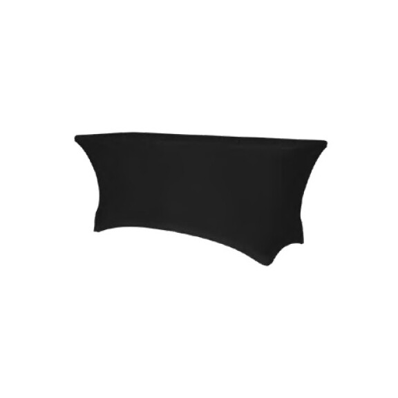 Pokrowiec elastyczny na stół cateringowy czarny 740x760x1500 mm | OLKA, XL 150
