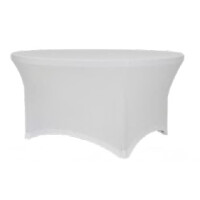 Pokrowiec elastyczny na stół cateringowy biały 1500x740 mm | OLKA, Planet 150