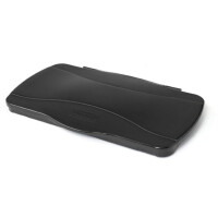 Pokrywa z zawiasem czarna | RUBBERMAID, Slim Jim
