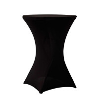 Pokrowiec elastyczny na stół cateringowy czarny 800x1100 mm | OLKA, Coctail 80
