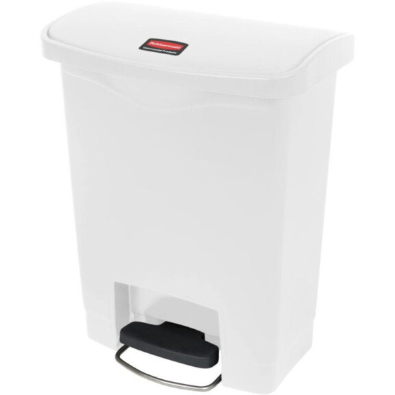 Kosz step on 30l biały | RUBBERMAID, Slim Jim