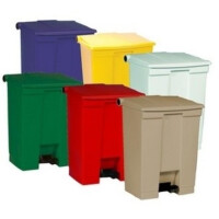 Kosz 68l żółty | RUBBERMAID, Slim Jim