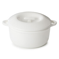 Podgrzewacz porcelanowy wysoki z pokrywką biały, 4 l | REVOL, Bombance