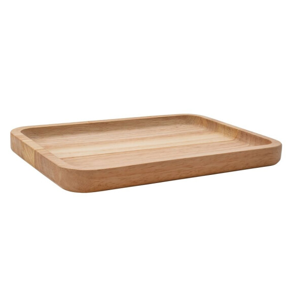 Talerz prostokątny drewniany 29,7x19,7 cm akacja | VERLO, V-D1002