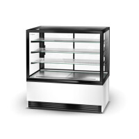 Witryna cukiernicza neutralna, szyba czołowa prosta, uchylna, 1000x795x1460 mm | RAPA, EXCELLENTE C-CN