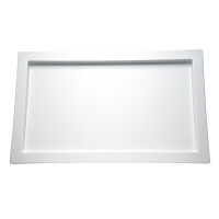 Biała taca bufetowa z melaminy GN 1/3 | APS, Frames
