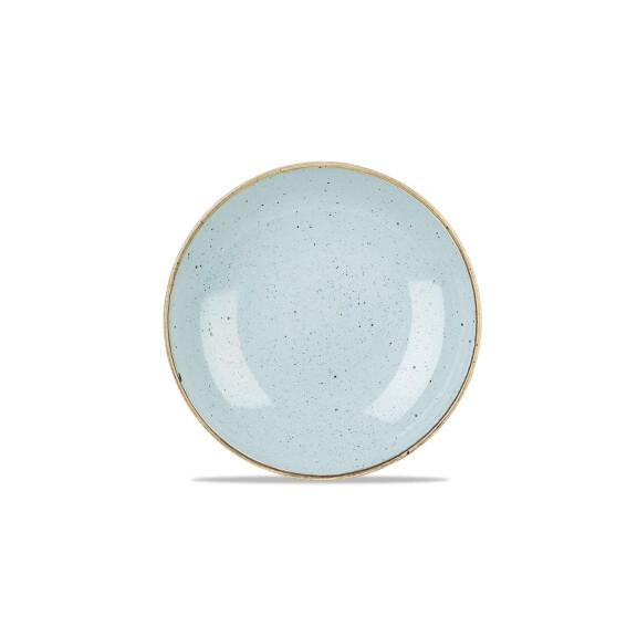 Porcelanowy talerz płaski, ręcznie zdobiony 21,7 cm | CHURCHILL, Stonecast Duck Egg Blue