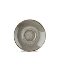 Szary spodek, ręcznie zdobiony 15,5 cm | CHURCHILL, Stonecast Peppercorn Grey