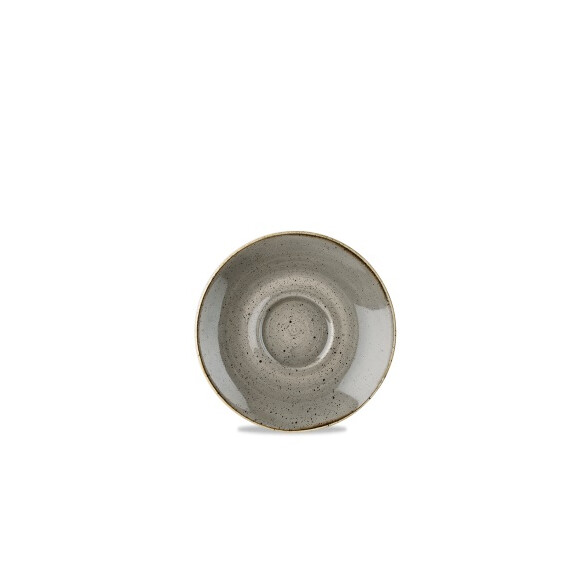 Szary spodek, ręcznie zdobiony 15,5 cm | CHURCHILL, Stonecast Peppercorn Grey