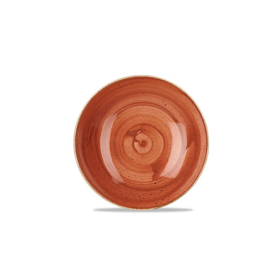 Porcelanowa miska Evolve, ręcznie zdobiona 1130 ml | CHURCHILL, Stonecast Spiced Orange