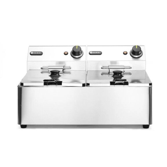 Frytownica nastolna, 2x6 l | HENDI, Kitchen Line