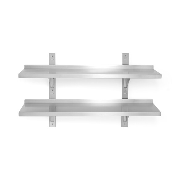 Półka wisząca podwójna – przestawna 1000x300x600 mm | HENDI, Bistro Line