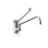 Bateria prysznicowa sztorcowa, jednootworowa z regulatorem strumienia | ASBER, EM-30 B N