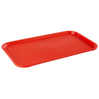 Prostokątna taca typu "fast food" GN 1/1 53 x 32,5 cm, czerwona | APS, Fast Food Tablett