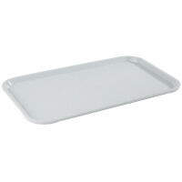 Prostokątna taca typu "fast food" GN 1/1 53 x 32,5 cm, srebrna | APS, Fast Food Tablett