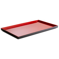 Czerwono-czarna taca z rantem 1/1 GN 53 x 32,5 cm | APS, Asia Plus