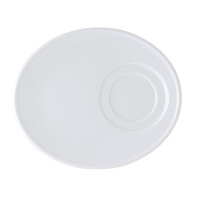 Porcelanowy spodek owalny 19 x 16 cm | ARIANE, Brasserie