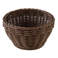 Ciemnobrązowy, okrągły koszyk 16 cm | APS, Profi Line