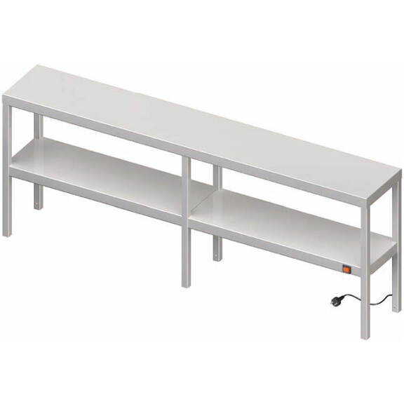 Nadstawka grzewcza na stół, podwójna 1800x300x700 mm | STALGAST, 982233180