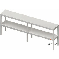 Nadstawka grzewcza na stół, podwójna 1800x400x700 mm | STALGAST, 982234180