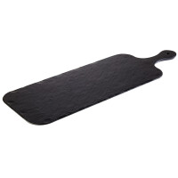 Taca z czarnej melaminy 48 x 20 cm | APS, Slate Rock