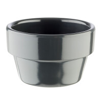 Szara miseczka w kształcie doniczki 0,04 l | APS, Flower Pot