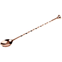 Łyżka barmańska 27 cm w kolorze miedzi | APS, 93034