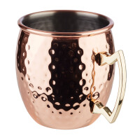 Kubek-baryłka ze stali nierdzewnej w kolorze miedzi 500 ml | APS, Moscow Mule